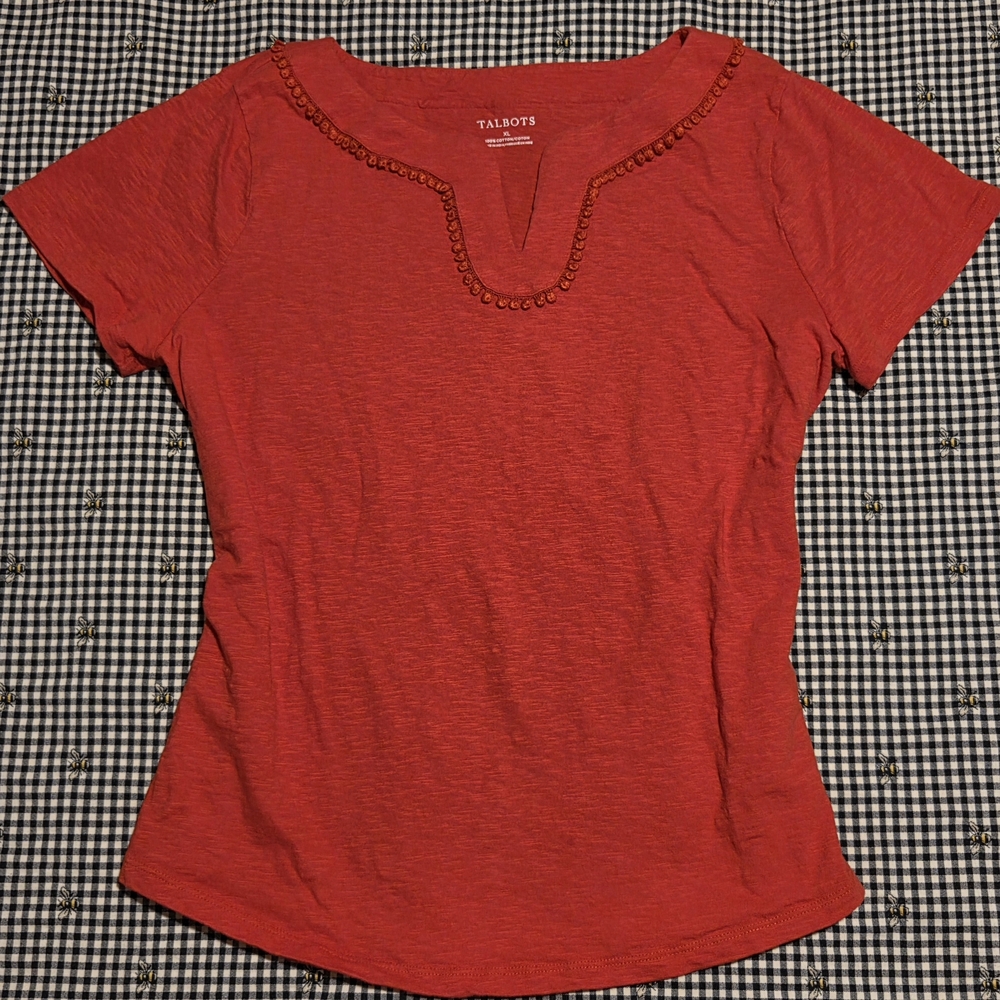 Talbots Red Women's Top